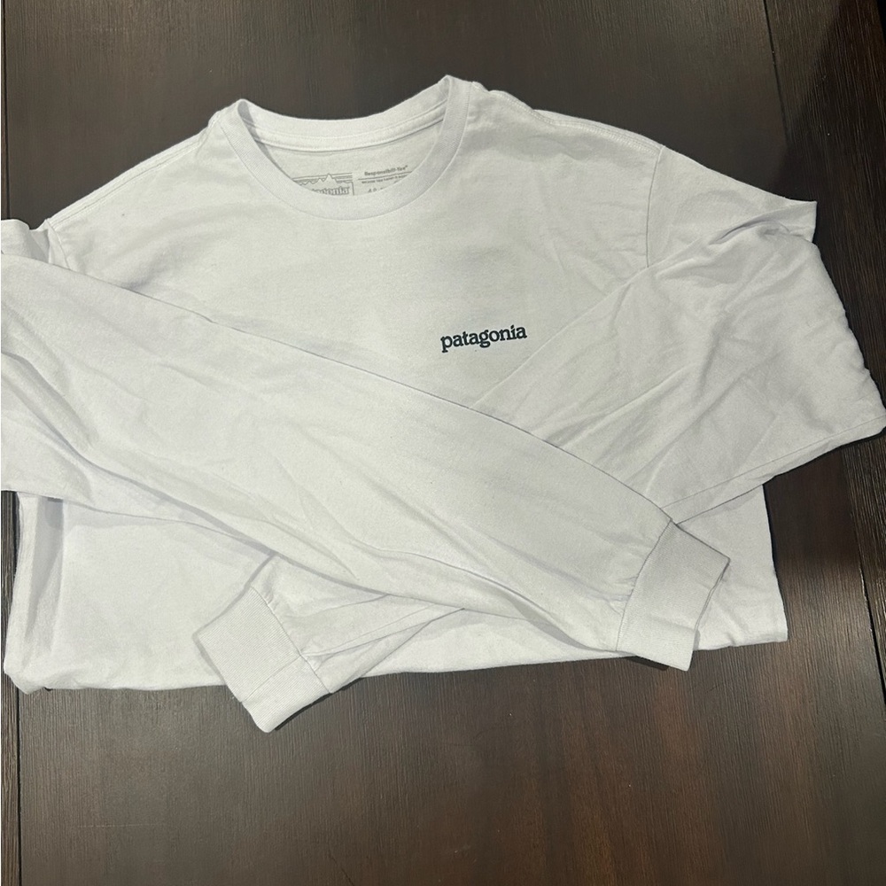 Patagonia White Long Sleeve Shirt